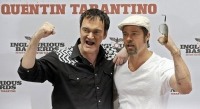 Pitt junto a Tarantino durante una de las premieres de "Inglourious Basterds"